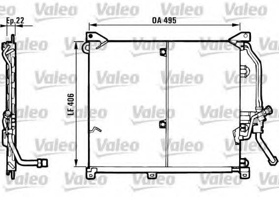 VALEO 816932 Конденсатор, кондиціонер