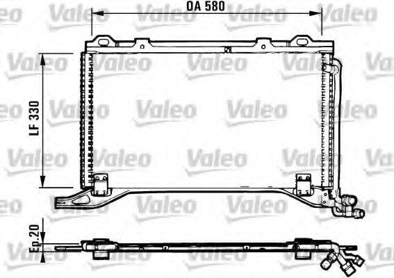 VALEO 816949 Конденсатор, кондиціонер