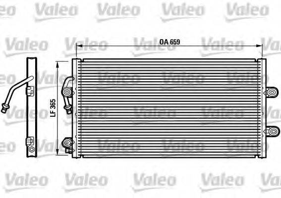 VALEO 816988 Конденсатор, кондиціонер