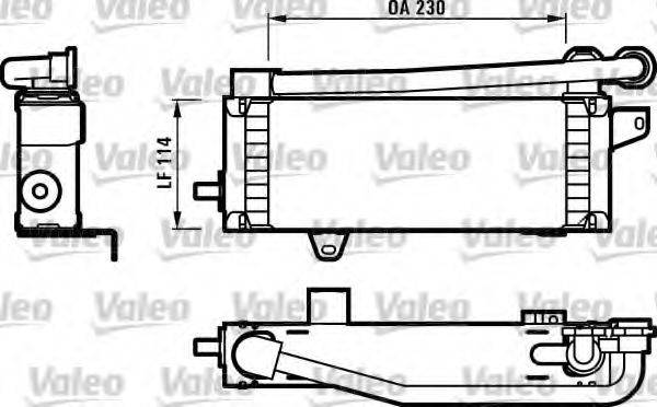 VALEO 817002 масляний радіатор, моторне масло