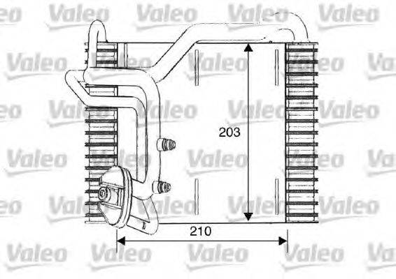 VALEO 817096 Випарник, кондиціонер