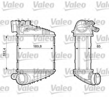 VALEO 817205 Інтеркулер