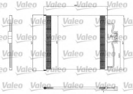 VALEO 817406 Конденсатор, кондиціонер