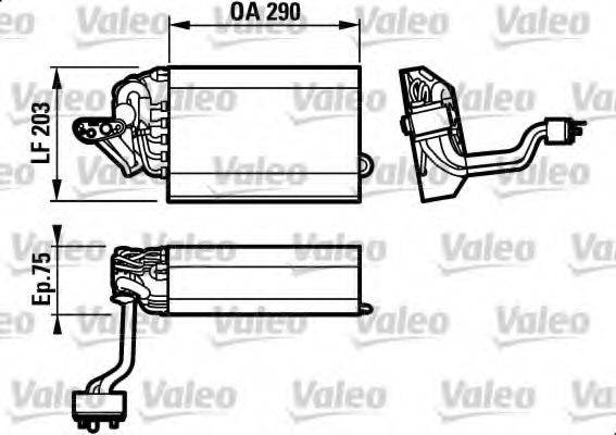 VALEO 817433 Випарник, кондиціонер