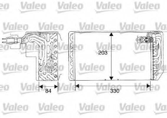 VALEO 817468 Випарник, кондиціонер