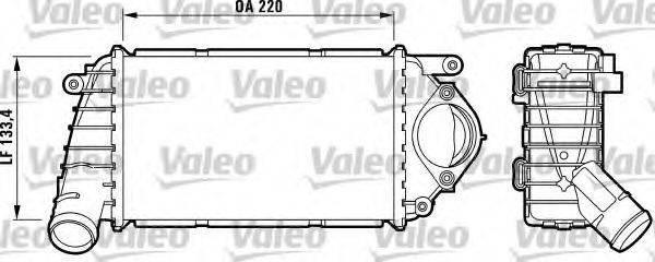 VALEO 817486 Інтеркулер