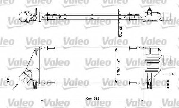 VALEO 817640 Інтеркулер