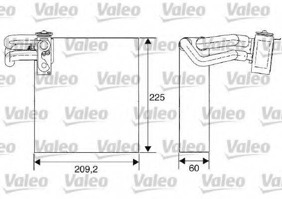 VALEO 817680 Випарник, кондиціонер