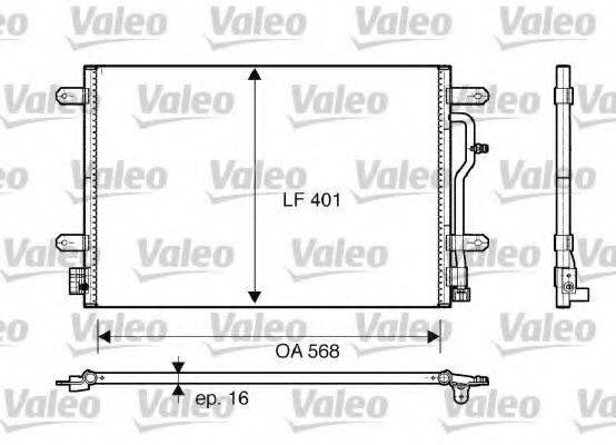 VALEO 817741 Конденсатор, кондиціонер