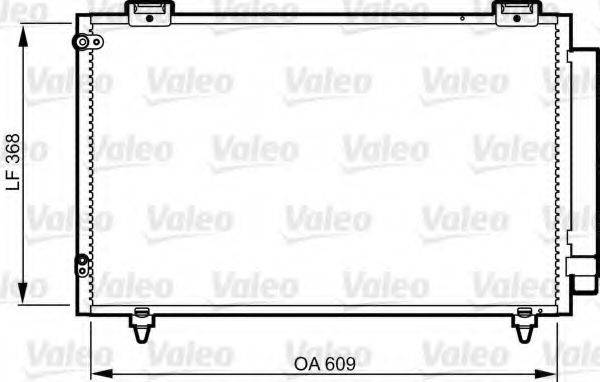 VALEO 817805 Конденсатор, кондиціонер