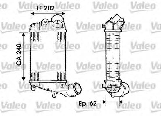 VALEO 817861 Інтеркулер