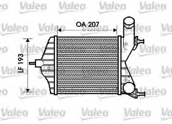 VALEO 817882 Інтеркулер