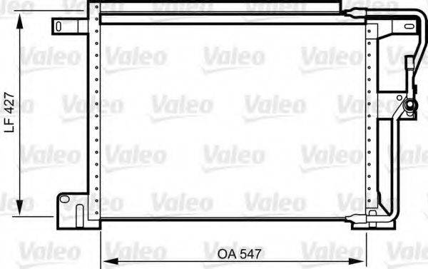 VALEO 818024 Конденсатор, кондиціонер