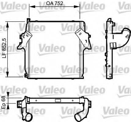 VALEO 818781 Інтеркулер