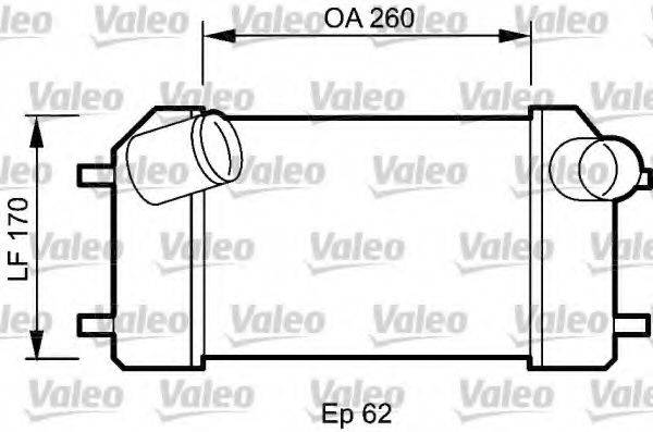 VALEO 818826 Інтеркулер