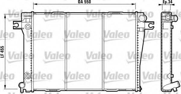 VALEO 819271 Радіатор, охолодження двигуна