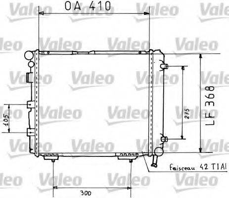 VALEO 819382 Радіатор, охолодження двигуна