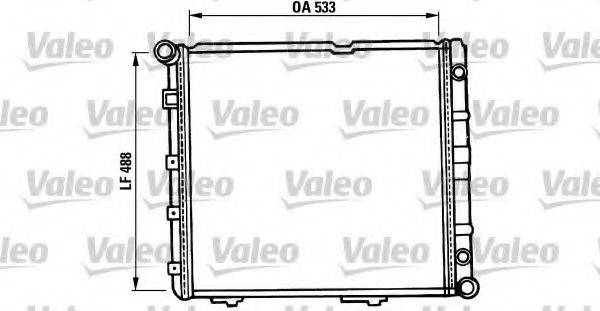 VALEO 819387 Радіатор, охолодження двигуна