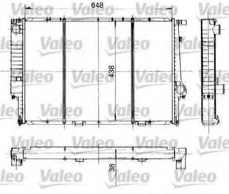 VALEO 819418 Радіатор, охолодження двигуна