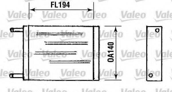 VALEO 881769 Теплообмінник, опалення салону