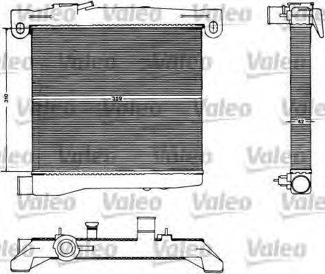 VALEO 883428 Радіатор, охолодження двигуна