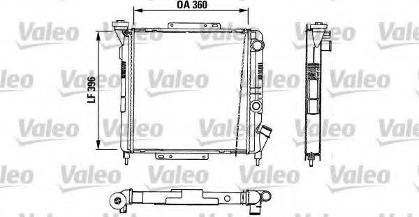 VALEO 883729 Радіатор, охолодження двигуна