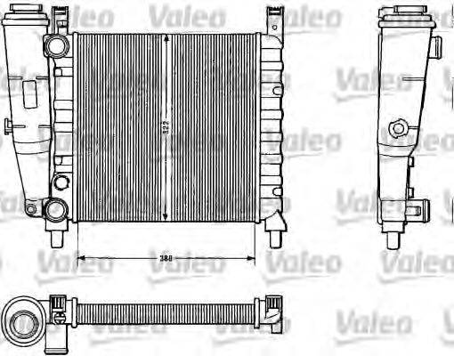 VALEO 883812 Радіатор, охолодження двигуна