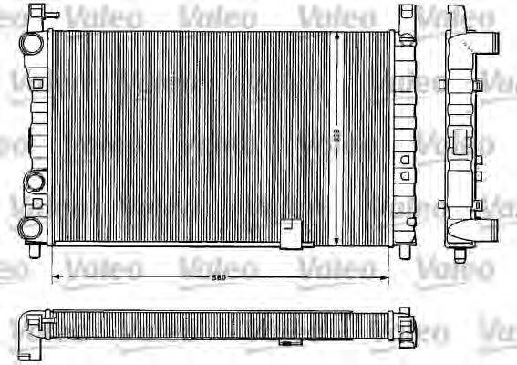 VALEO 883823 Радіатор, охолодження двигуна