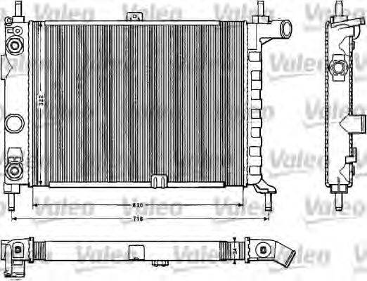 VALEO 883859 Радіатор, охолодження двигуна