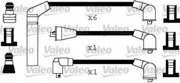 VALEO 346544 Комплект дротів запалювання