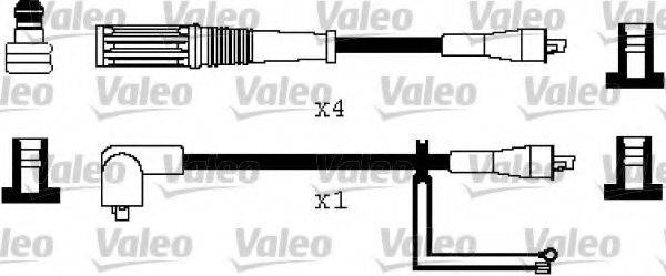 VALEO 346509 Комплект дротів запалювання