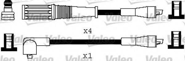 VALEO 346487 Комплект дротів запалювання