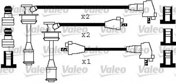 VALEO 346447 Комплект дротів запалювання