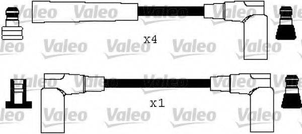 VALEO 346390 Комплект дротів запалювання