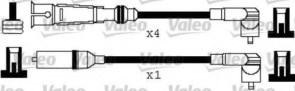 VALEO 346382 Комплект дротів запалювання