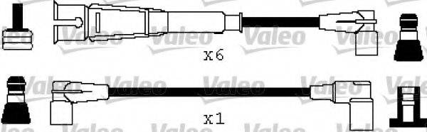 VALEO 346360 Комплект дротів запалювання