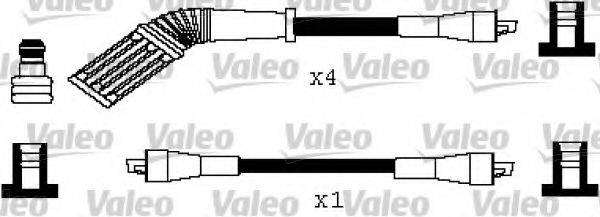 VALEO 346243 Комплект дротів запалювання