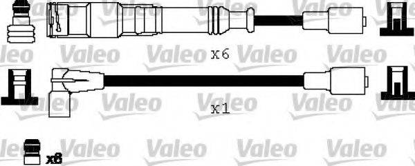 VALEO 346232 Комплект дротів запалювання