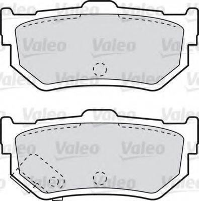 VALEO 551695 Комплект гальмівних колодок, дискове гальмо