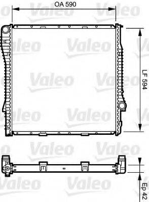 VALEO 734894 Радіатор, охолодження двигуна