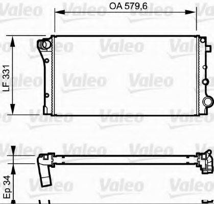 VALEO 734932 Радіатор, охолодження двигуна