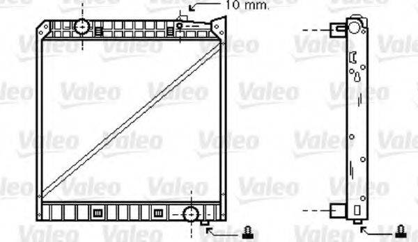 VALEO 733417 Радіатор, охолодження двигуна