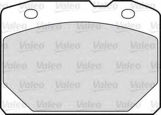 VALEO 598405 Комплект гальмівних колодок, дискове гальмо