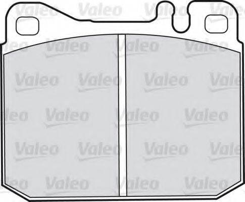 VALEO 598109 Комплект гальмівних колодок, дискове гальмо