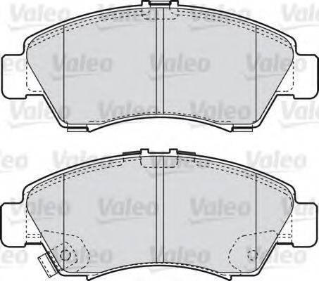 VALEO 598495 Комплект гальмівних колодок, дискове гальмо