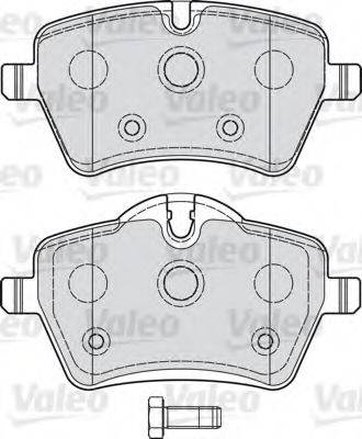 VALEO 598925 Комплект гальмівних колодок, дискове гальмо