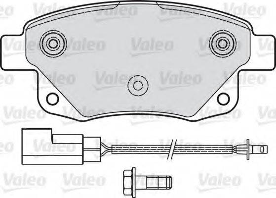 VALEO 541736 Комплект гальмівних колодок, дискове гальмо