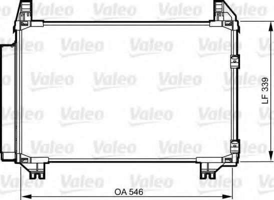 VALEO 814223 Конденсатор, кондиціонер