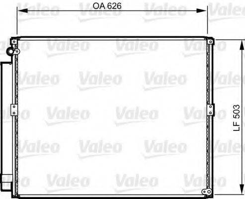 VALEO 814236 Конденсатор, кондиціонер