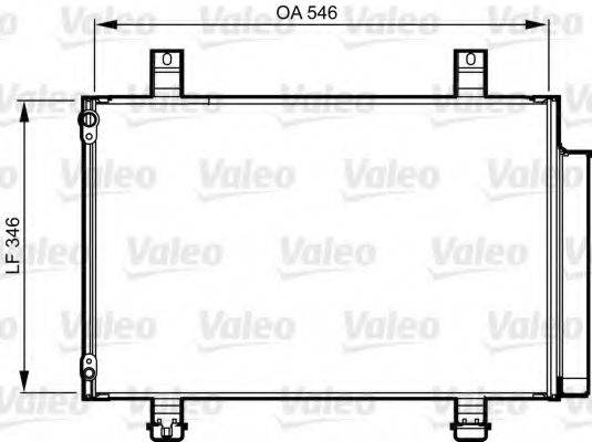 VALEO 814237 Конденсатор, кондиціонер